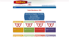 Desktop Screenshot of netdate.com.au